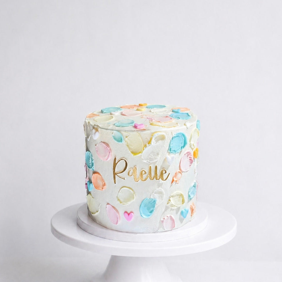 Pastel Confetti Buttercream Cake