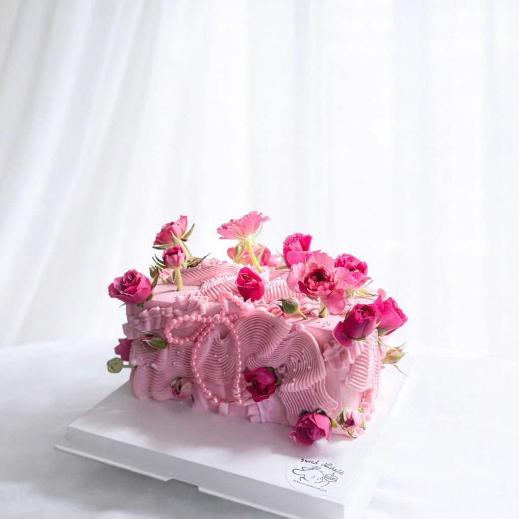 Rosy Bloom Cake