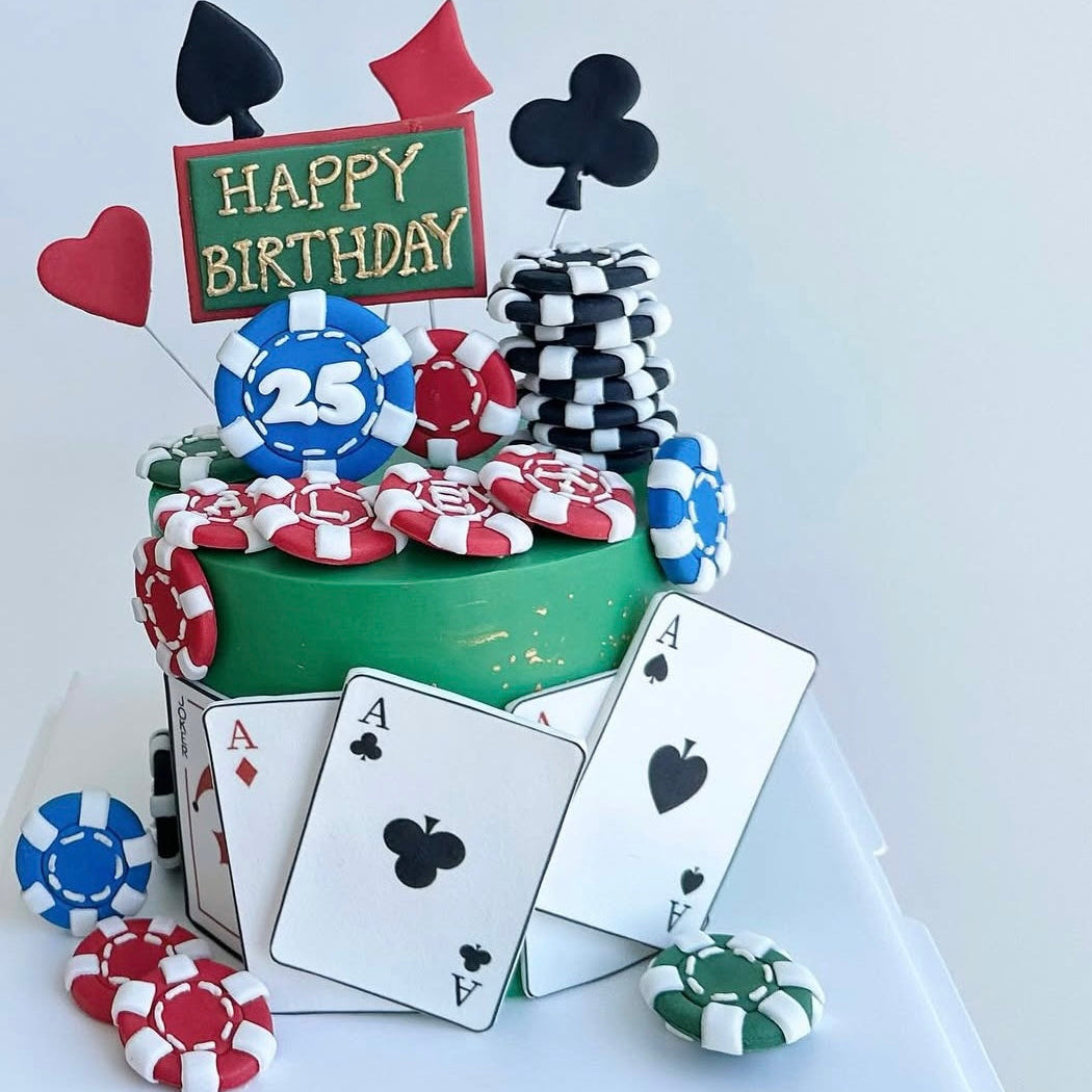 Poker Cake