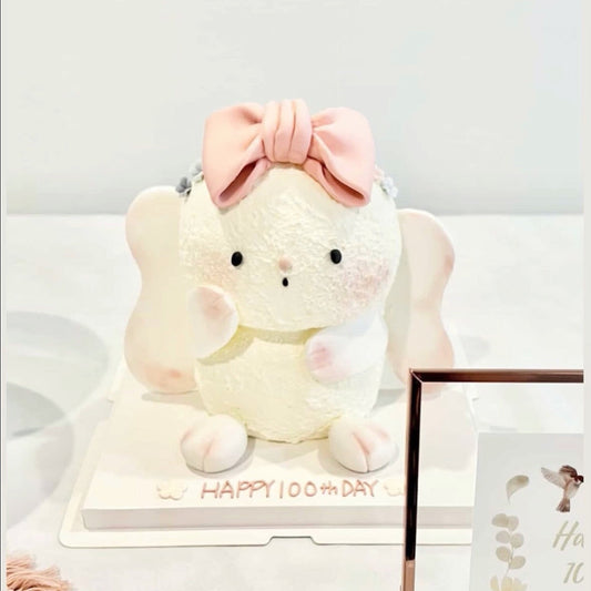 Adorable 3D Bunny Cake