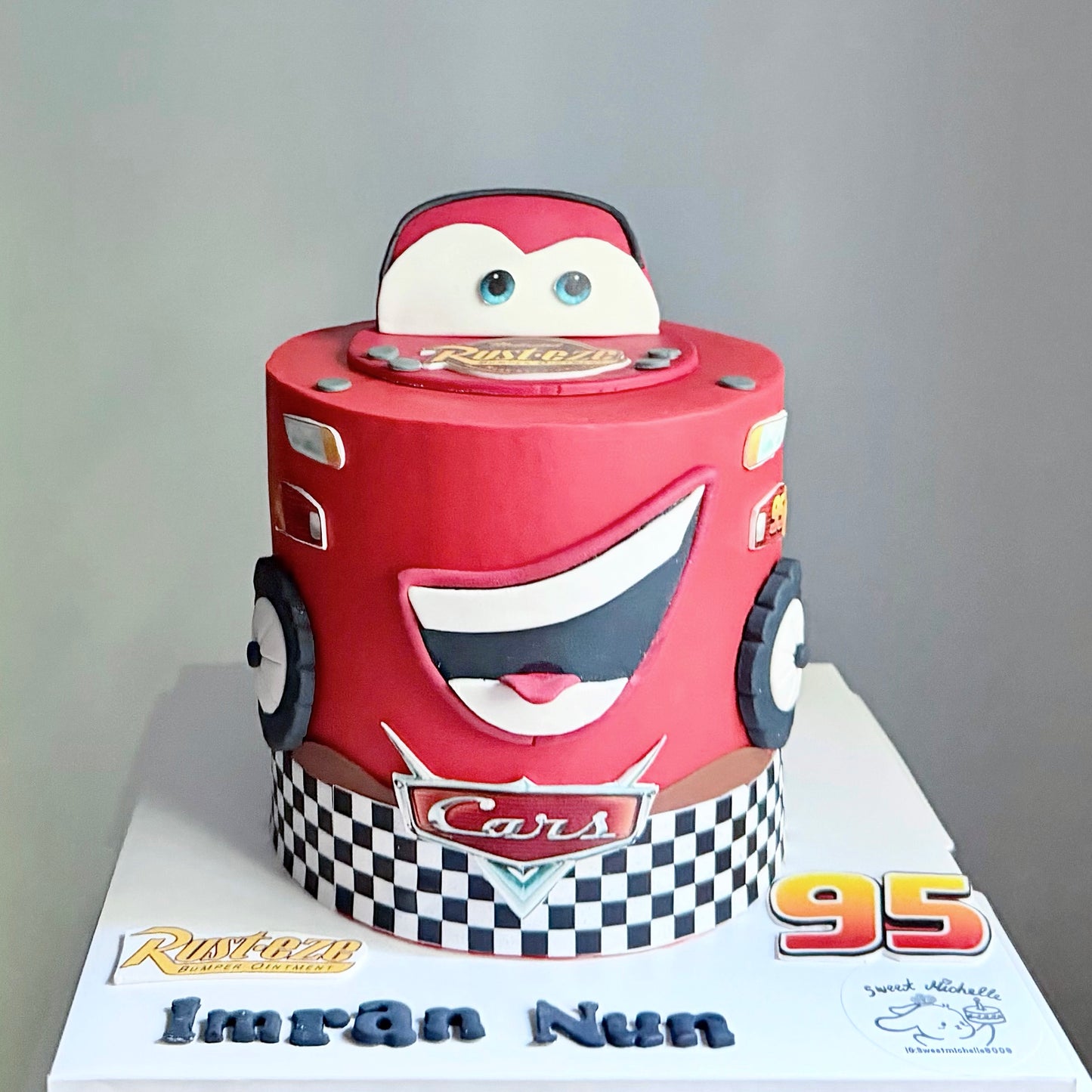 Lightning McQueen Cars Cake