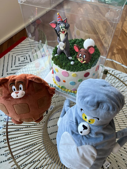 Playful Tom and Jerry cake