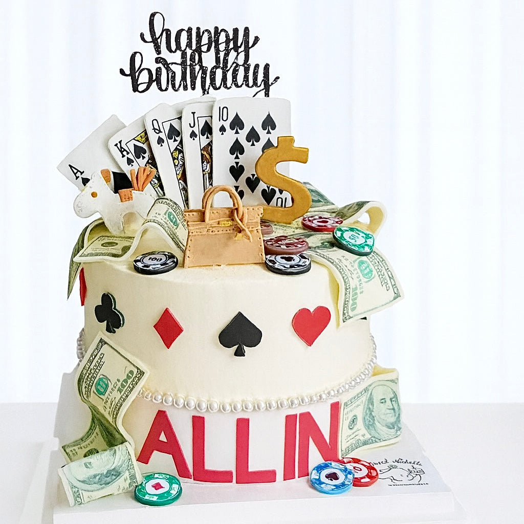 Poker Cake
