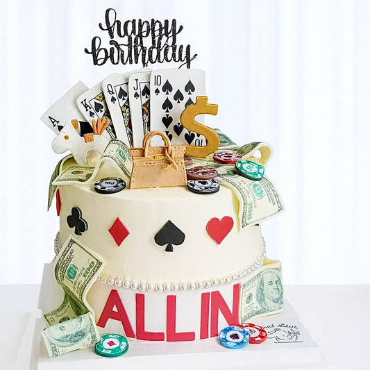 Poker Cake