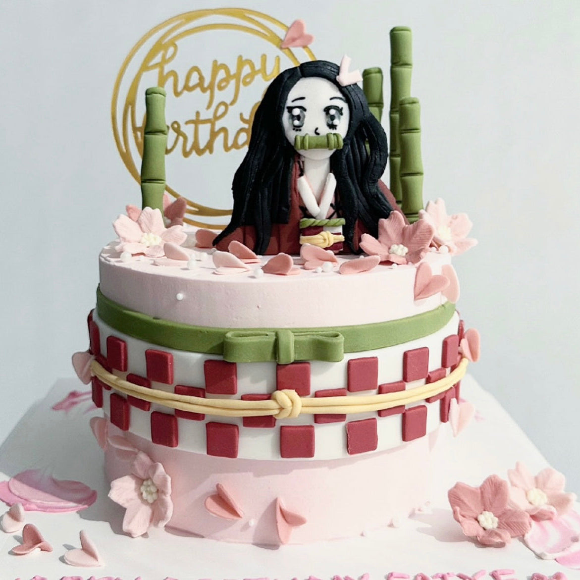 Demon Slayer Nezuko Cake