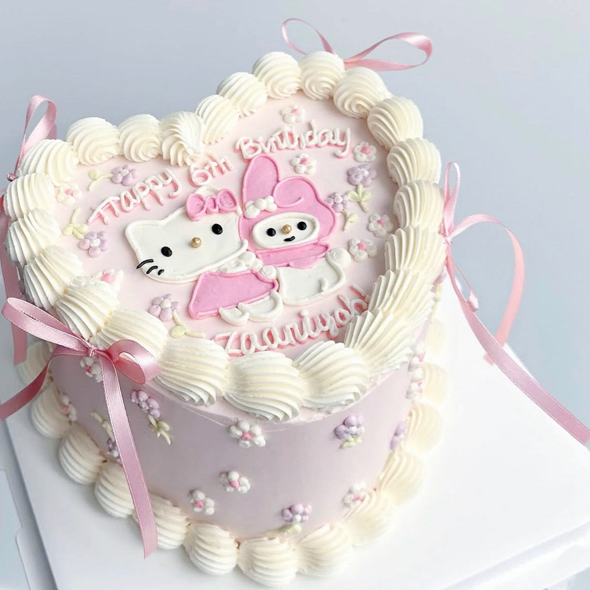Sanrio Friends Drawing Cake