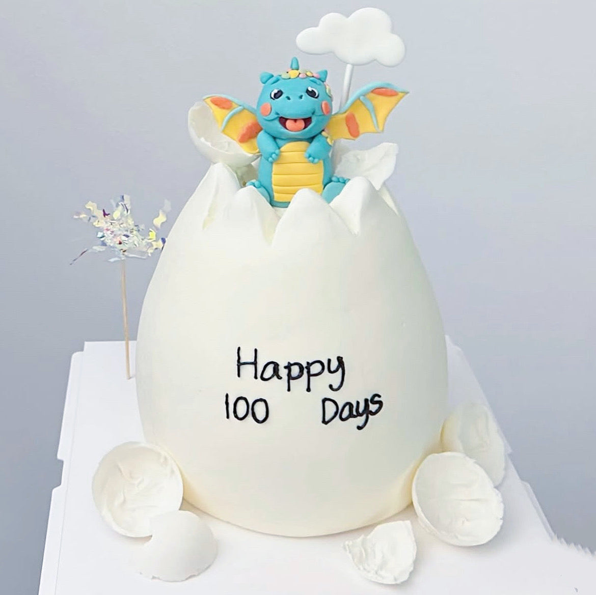 Baby Dragon Egg Cake
