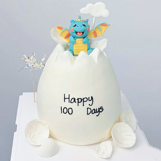 Baby Dragon Egg Cake