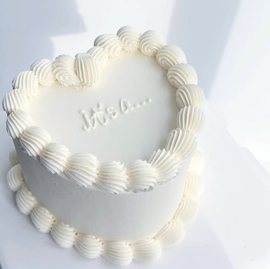 Gender Reveal Heartcake