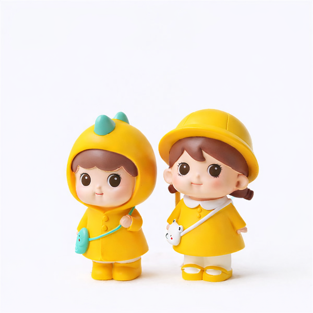 Cute Little Girl Cake Topper (Single)