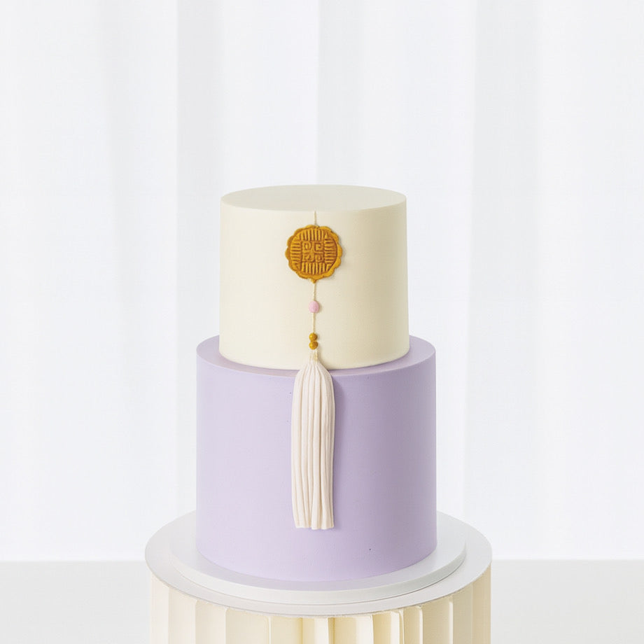 Korean Lavender Dohl Cake