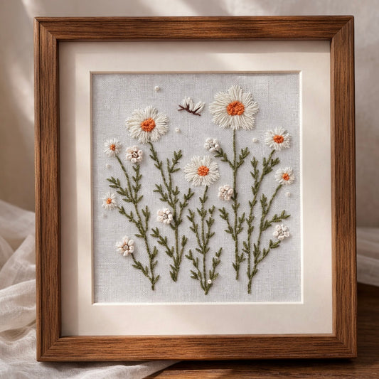 Wild Daisy Embroidery Frame
