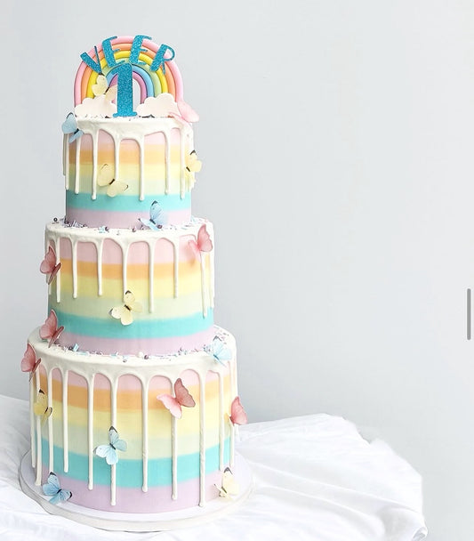 Playful Rainbow Cake