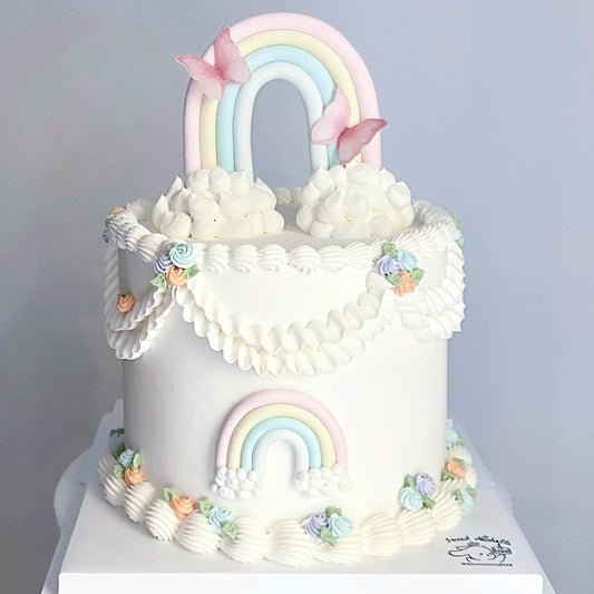 Dreamy Rainbow Cake