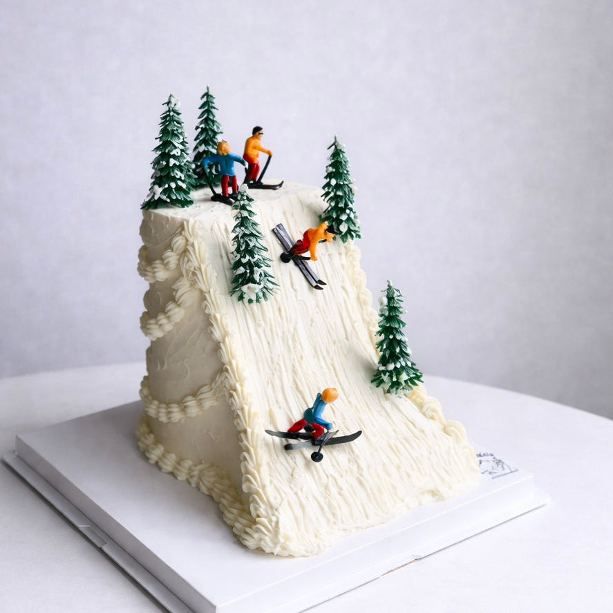 Alpine Ski Adventure Cake