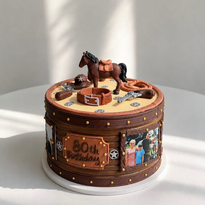 Western Memories Cowboy Cake