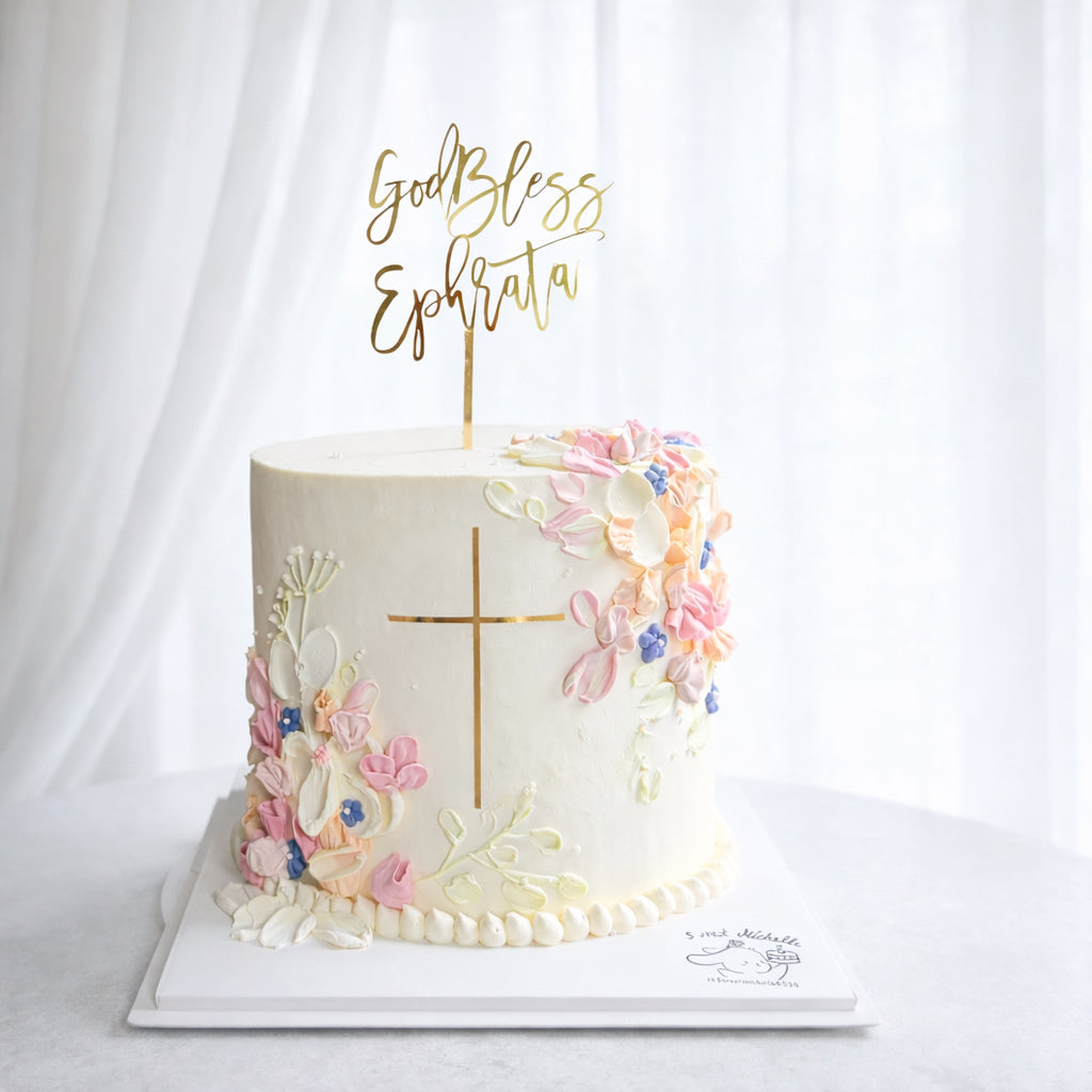 Heavenly Pastel Blessing Cake