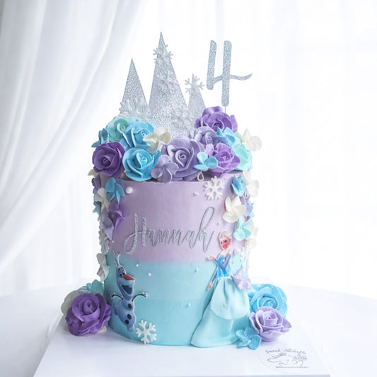 Frozen Princess Ombre Cake