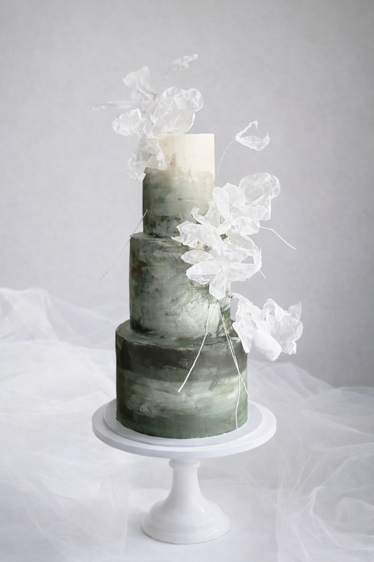 Evergreen Muse Wedding Cake