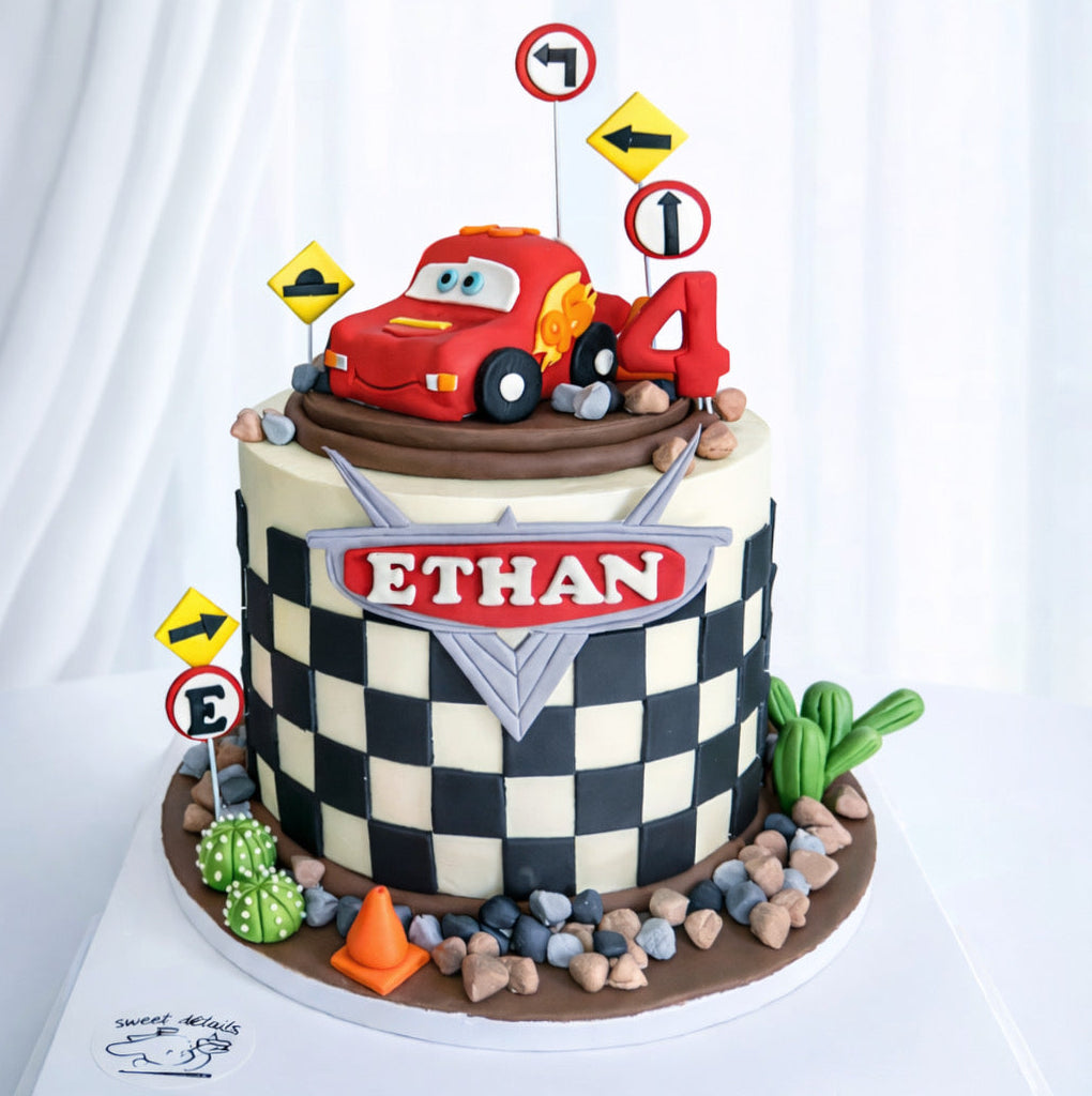 Lightning McQueen Birthday Cake