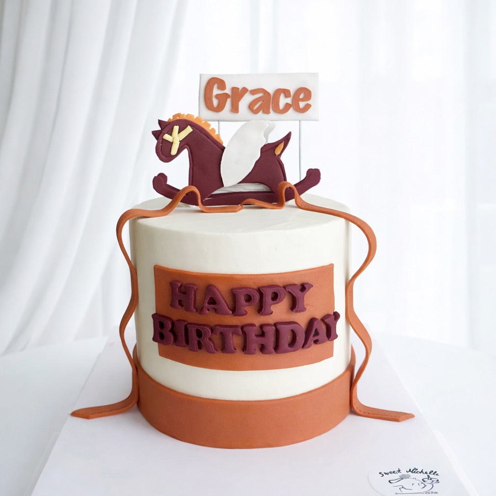 Hermès Inspired Luxury Cake
