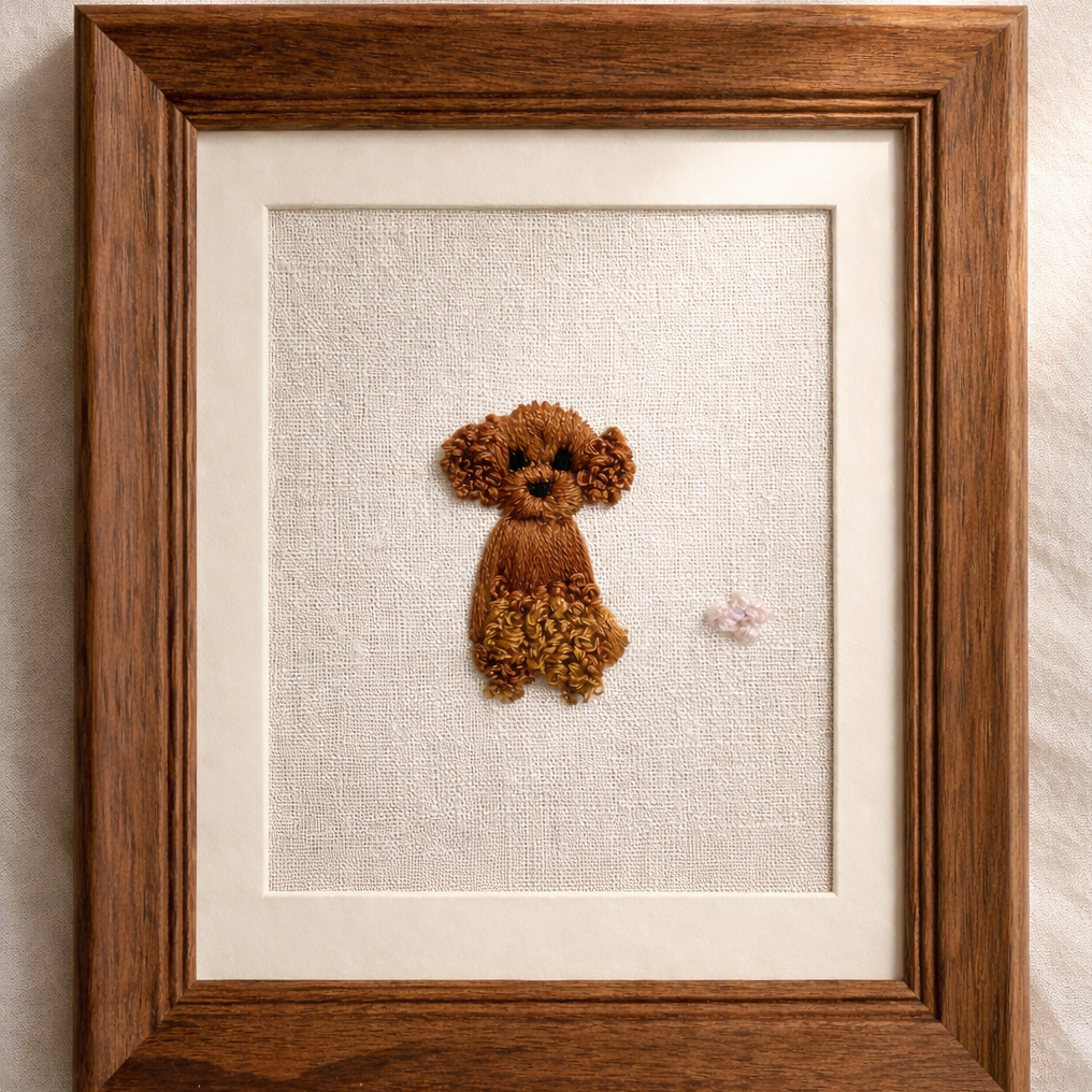 Puppy Embroidery Frame