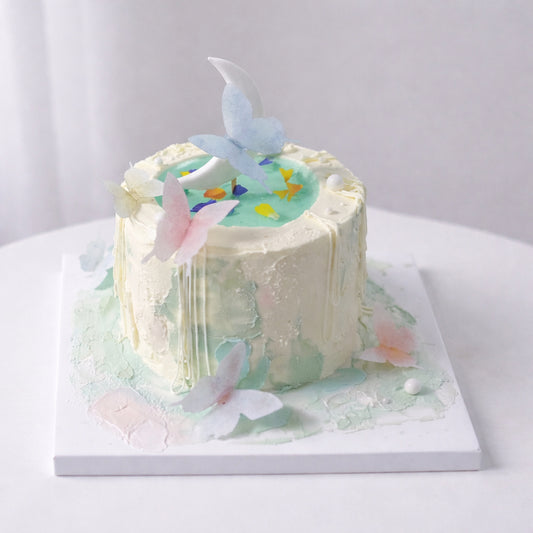 Butterfly Pond Dream Cake