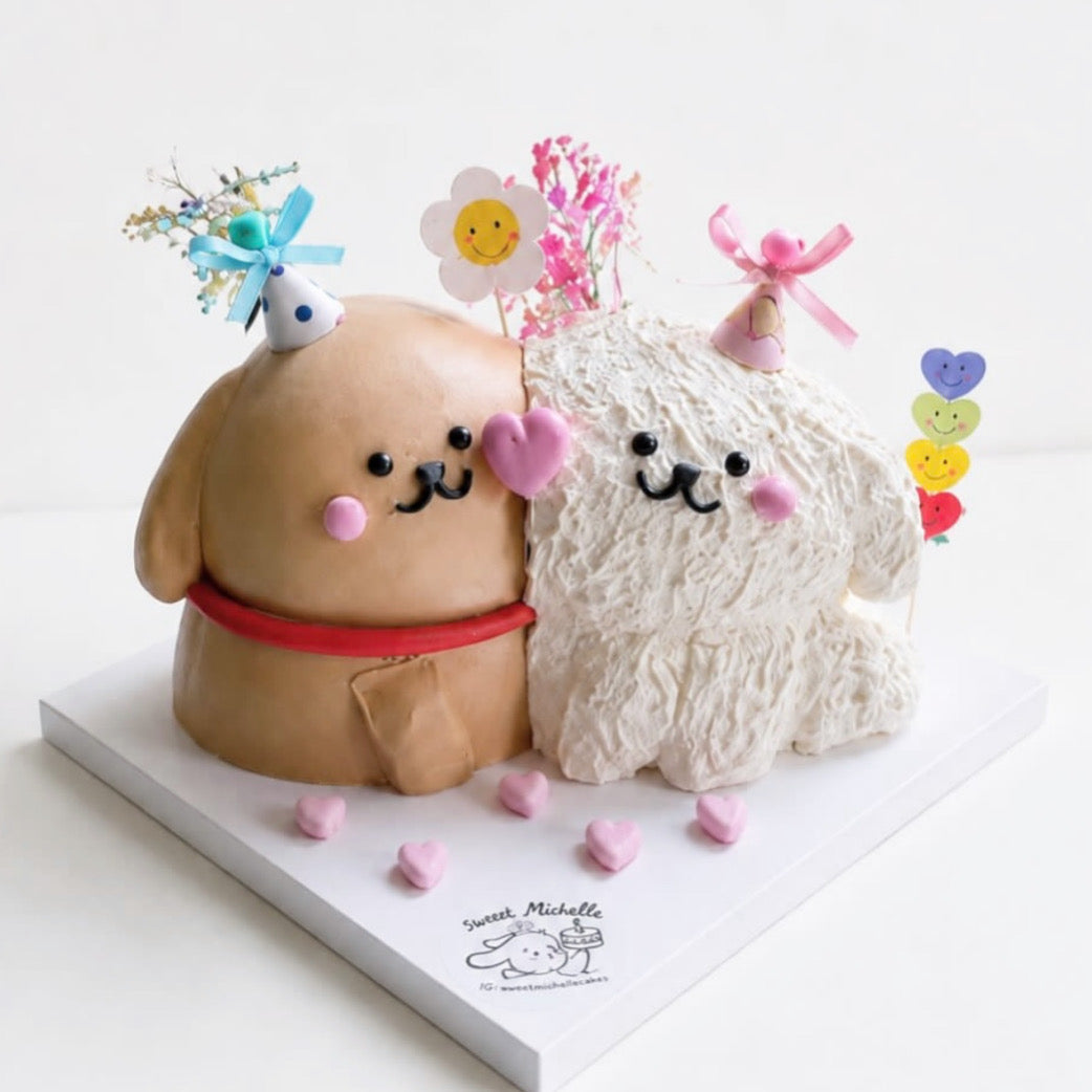 Puppy Love Cake
