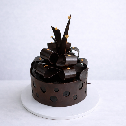 Noir Chocolate Art Cake