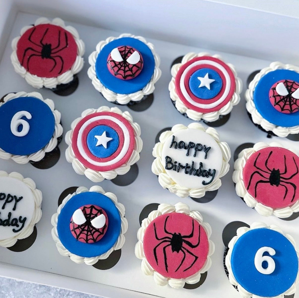 Spider Man Cupcake