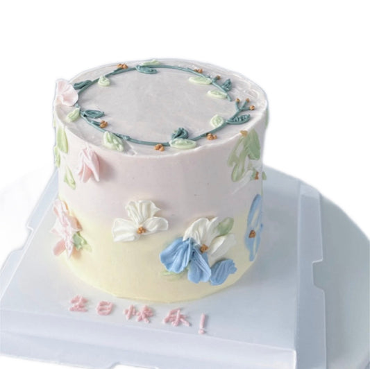 Pastel Bloom Cake