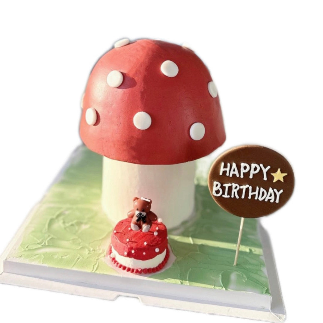 3D Mushroom Cake