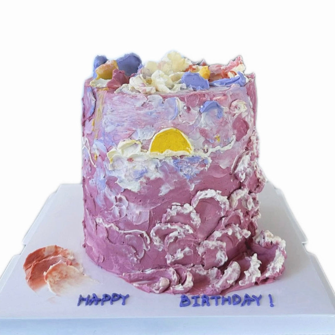 Sunset Sky Cake