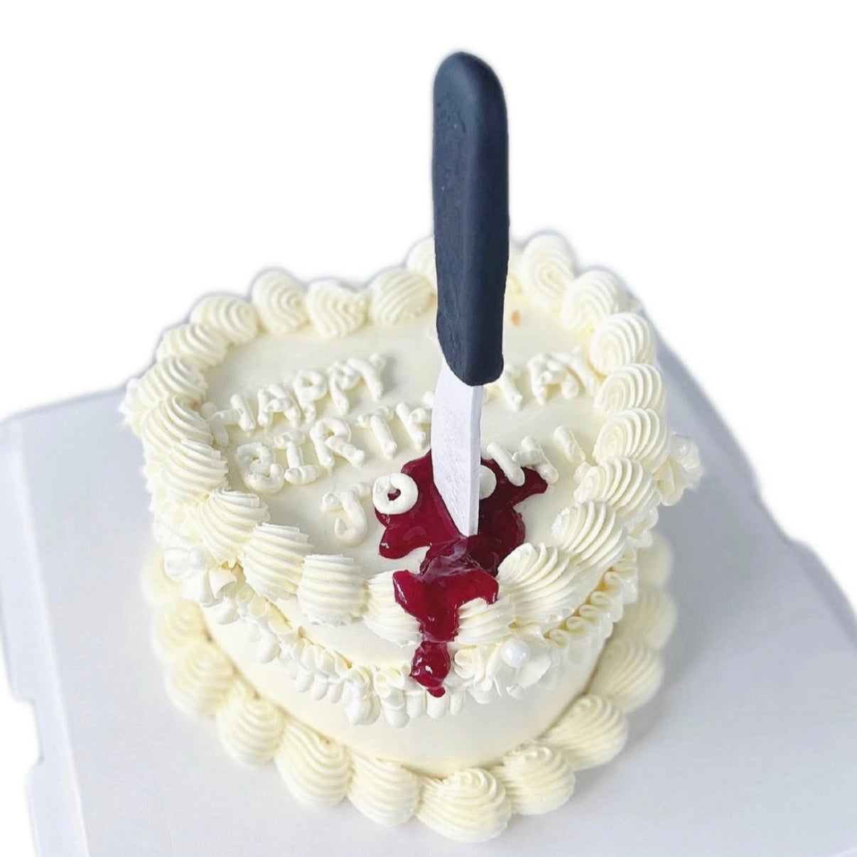 Bloody Heart Cake