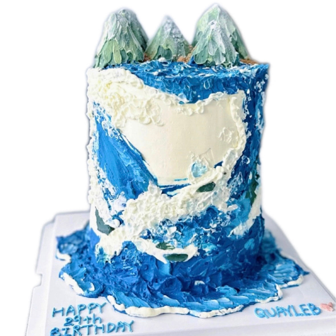 Ocean Mountain Cake