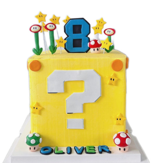 Mario Block Cake