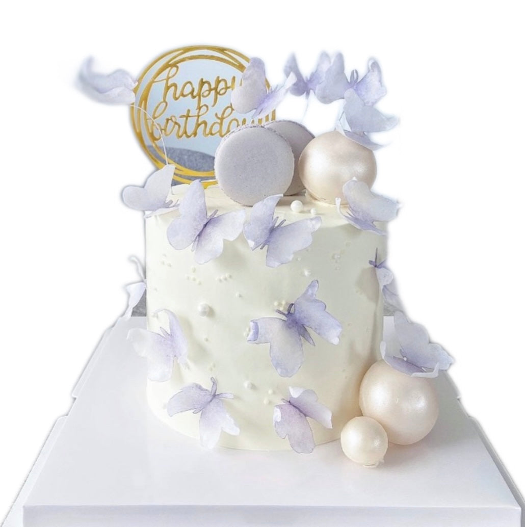 Pearl Butterfly Cake