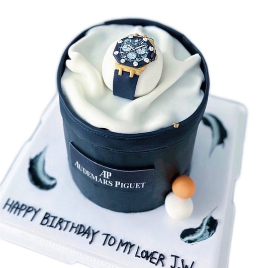 Luxury Watch Box Cake