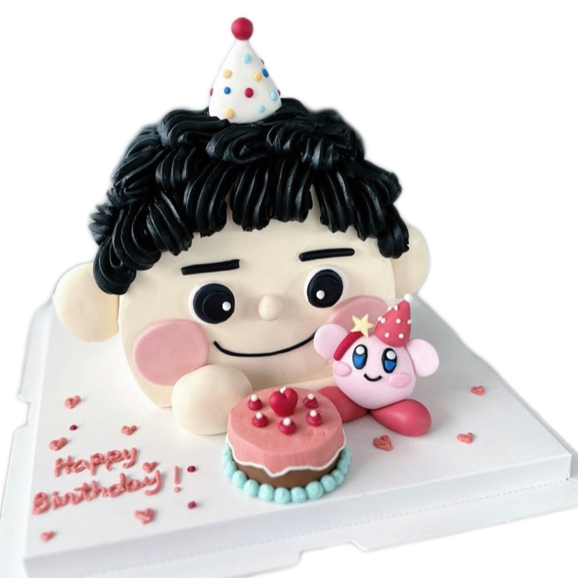 Cute Face Birthday Cake