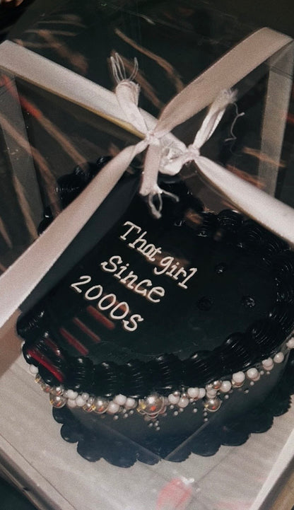 Midnight Pearl Heartcake