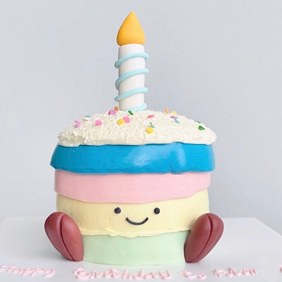 Rainbow Jellycat Cake