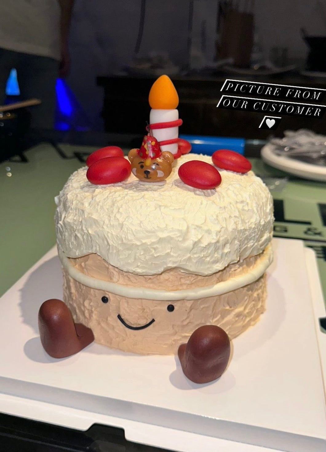 Furry Jellycat Birthday Cake