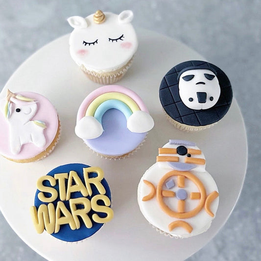 Unicorn & Star Wars Cupcake