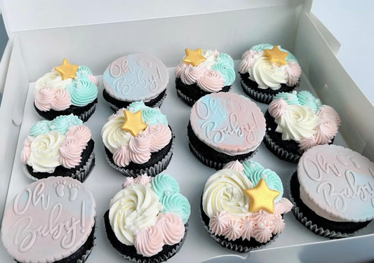 Gender Reveal Cupcakes