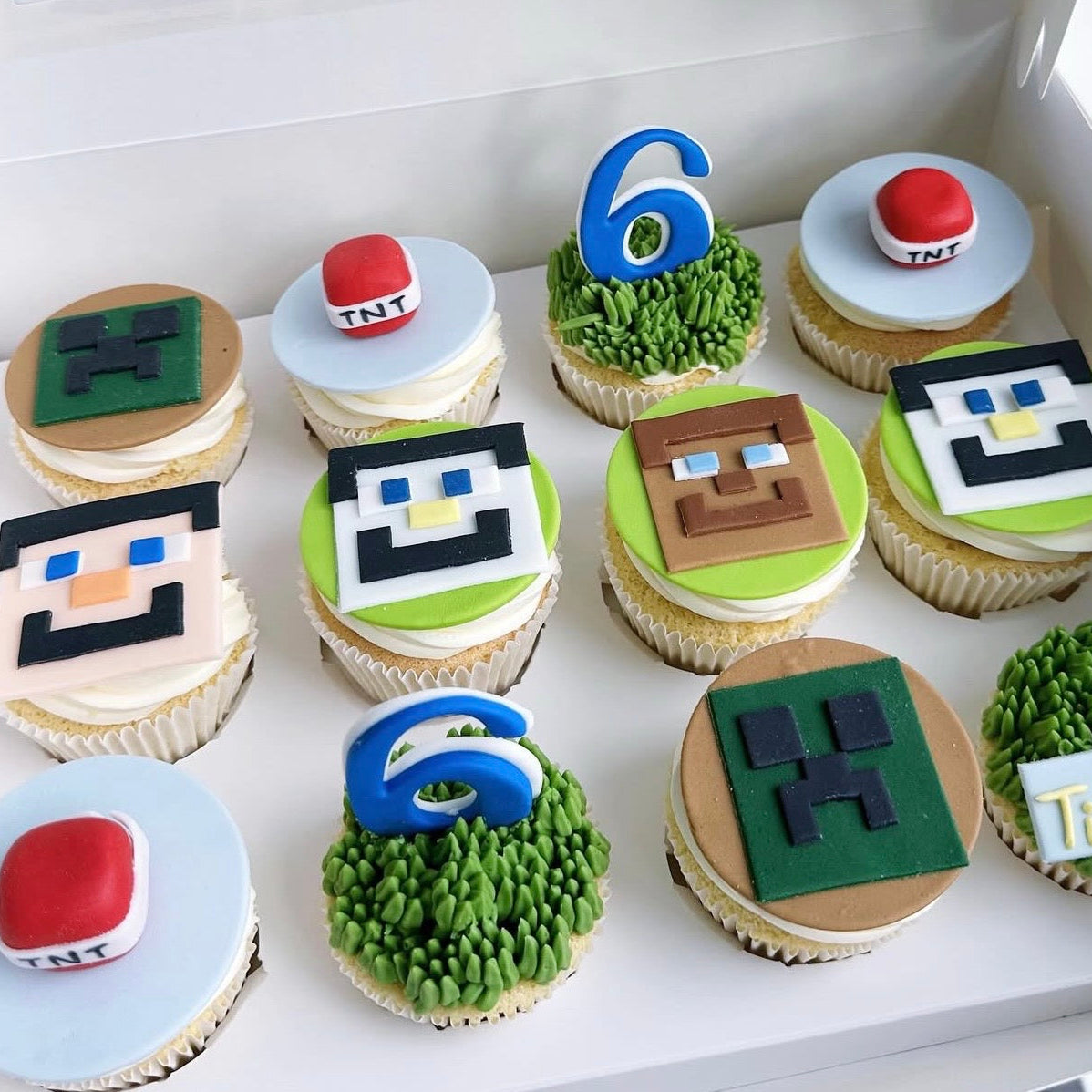 Minecraft Cupcake
