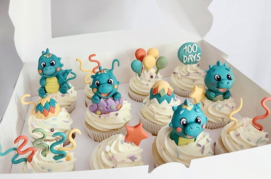 Baby Dinosaur Cupcake