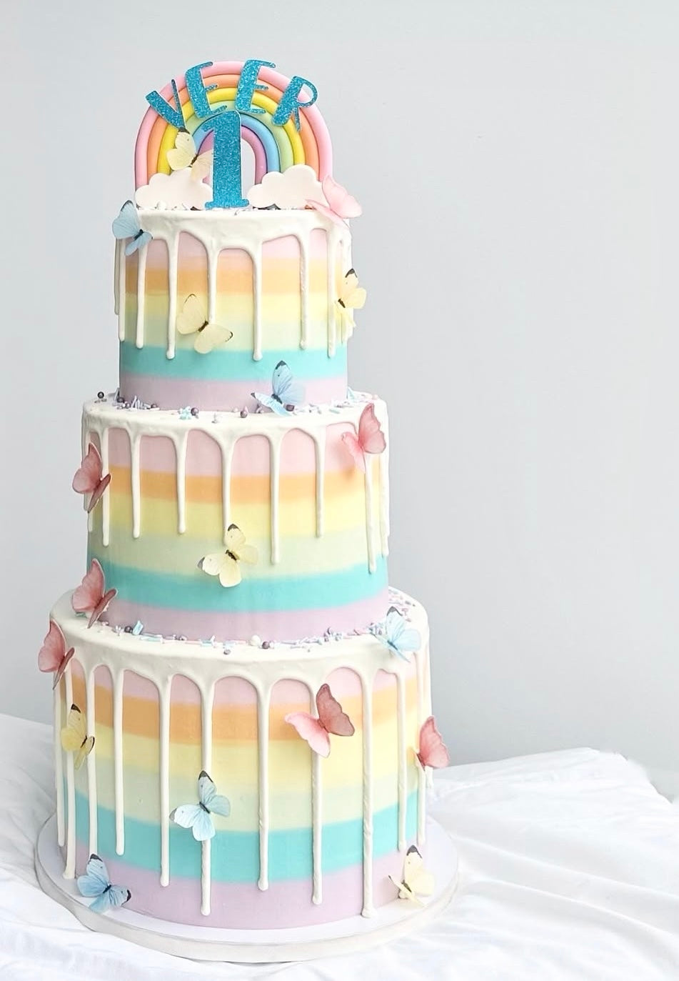 Playful Rainbow Cake