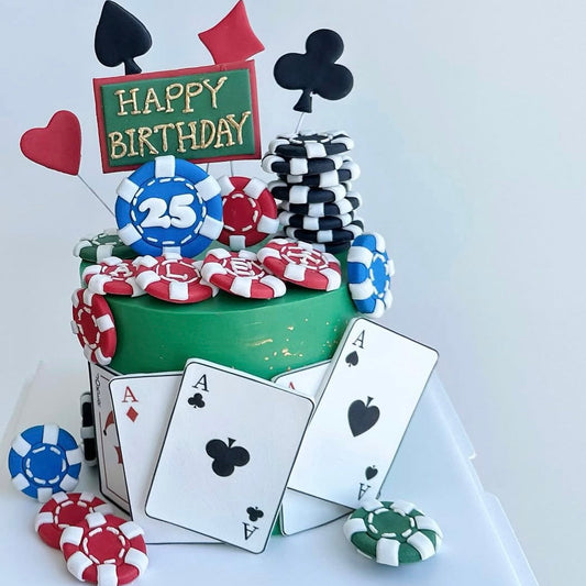 Poker Cake