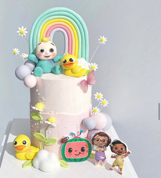 Cocomelon Rainbow Cake