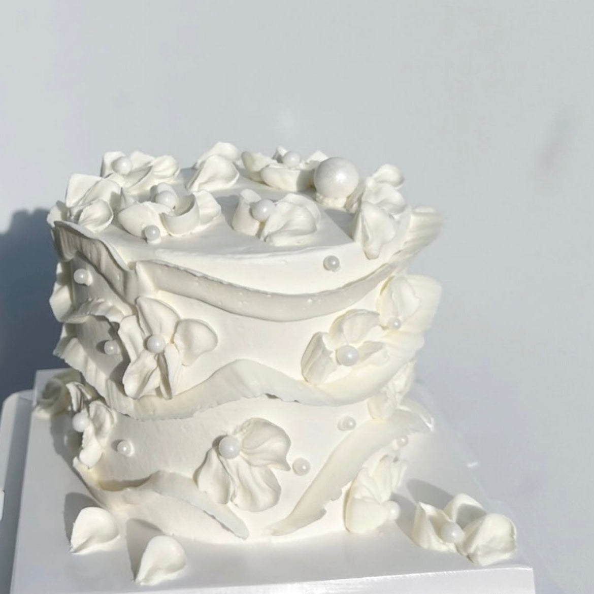 Buttercream flowers Cake